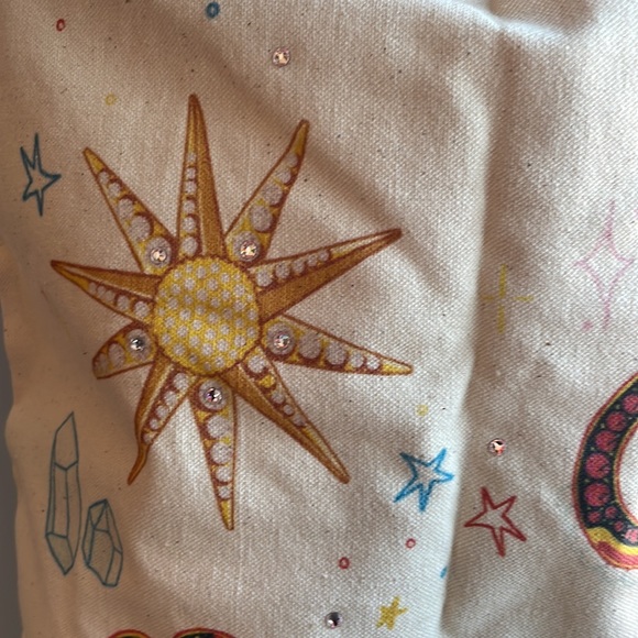 Swarovski Lucky Goddess Canvas Festival Tote Bag - Picture 7 of 10